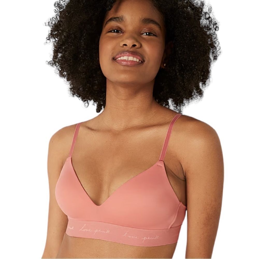 Pink Wear Everywhere Wireless Lightly Lined Bra size 32C French rose pink